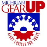 Michigan Gear Up logo with gear design.