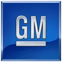 GM logo in blue square background.