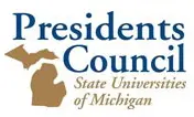 Presidents Council State Universities of Michigan logo.