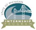 State of Michigan Internship Program logo.