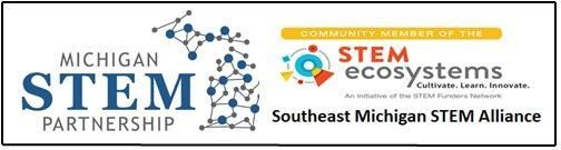 Michigan STEM Partnership and Southeast Michigan logo